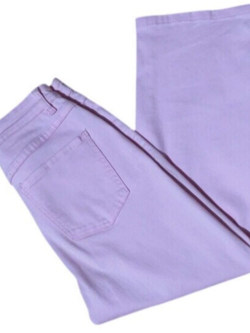 FDJ French Dressing Jeans Straight Leg Capri Jeans in Pink size 6 READ!